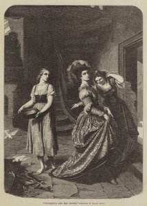 Cenerentola e le sue sorelle (incisione) da Roger Payne