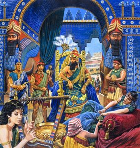 Last Days of Greatness, da "Babylon the Mighty" (gouache su carta)