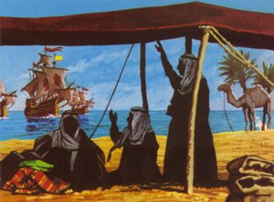 Vasco Da Gama (litografia a colori)