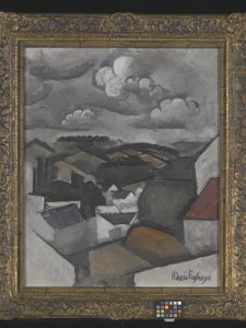 Paesaggio con un villaggio, le colline oltre Meulan da Roger de La Fresnaye