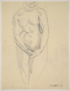 Nudo con mani incrociate da Roger de La Fresnaye