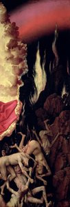 Inferno, pannello dal Giudizio Universale, c.1445-50 da Rogier van der Weyden