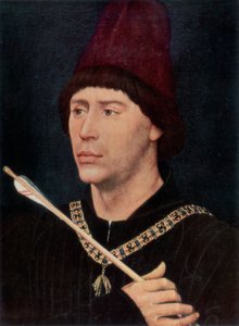 Ritratto di Antoine, bastardo di Borgogna, c1456 da Rogier van der Weyden