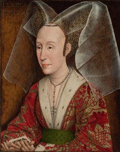 Ritratto di Isabella del Portogallo, moglie di Filippo III Duca di Borgogna 1397-1471, ca 1450-1475 da Rogier van der Weyden