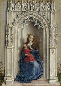 La Vergine e il Bambino in trono, ca. 1433 da Rogier van der Weyden