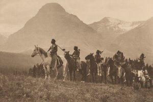 I cercatori di passi, Piegan, Montana, 1913 (foto) da Roland W. Reed
