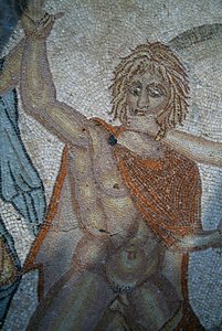 Rapimento di Ila da parte delle Ninfe, mosaico nella Casa di Venere nella città romana di Volubilis (Lista del Patrimonio Mondiale UNESCO) da Roman