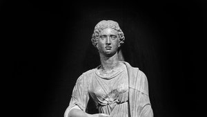 Agrippina Minore (15-59 d.C.) con suo figlio Nerone (37-68 d.C.) (dettaglio) da Roman