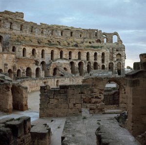 Anfiteatro di El Djem, c. 238 d.C. da Roman