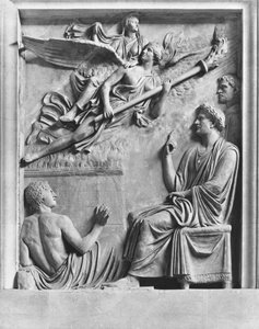 Apoteosi di Faustina la Giovane (125-175 d.C.) moglie di Marco Aurelio (121-180 d.C.)