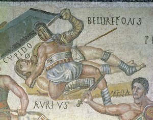 Battaglia tra gladiatori (dettaglio)