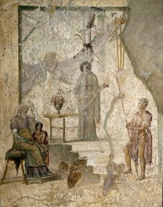 Cassandra profetizza la caduta di Troia da Roman