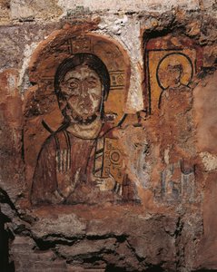 Cristo e San Urbano (affresco) da Roman
