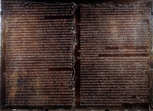Tavola claudiana: discorso di Claudio