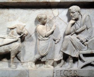 Frammento del sarcofago di Marco Cornelio Stazio