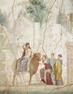 Affresco raffigurante il Ratto d