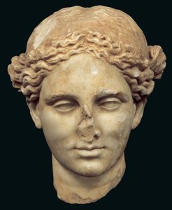 Testa di Apollo Sauroktonos (l