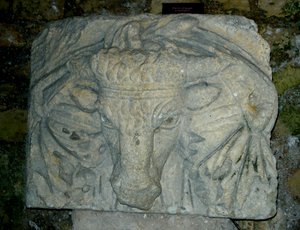 Testa di un toro da Roman