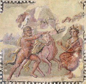 Eracle con il toro cretese, Ostia da Roman