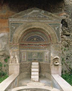Casa della Grande Fontana, Via di Mercurio, Pompei, Italia (foto) da Roman