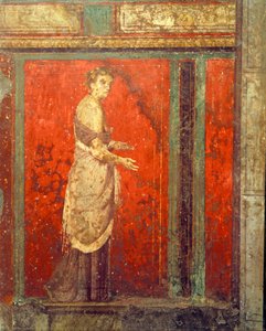 Riti di iniziazione del culto di Dioniso, affresco dalla Villa dei Misteri