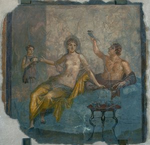 Giovane e etera. Da Ercolano da Roman