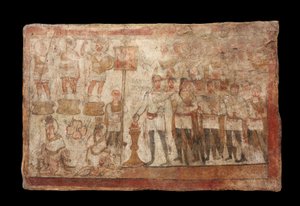 Giulio Terentio che compie un sacrificio