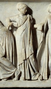La musa Calliope (dettaglio) da Roman