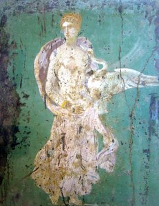 Leda e il cigno, affresco, Pompei