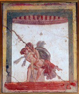 Amore e Psiche (affresco, 60-80 d.C.) da Roman