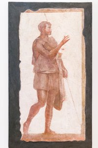 Uomo con mantello, collezione Pallavicini Rospigliosi, circa 200 d.C. da Roman