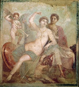 Marte e Venere dalla Casa di Marte e Venere, Pompei da Roman