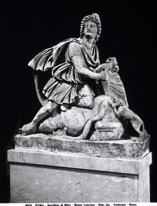 Mitra che uccide un toro da Roman