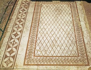 Pavimento a Mosaico dalla Casa dei Messii (mosaico)