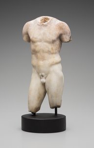 Torso maschile nudo (marmo)