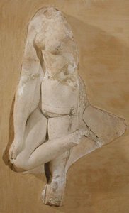 Rilievo raffigurante il corpo di una donna, Tunisia da Roman