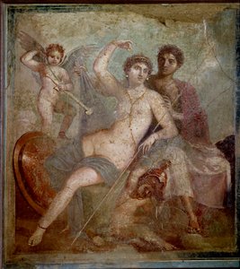 Arte romana: Ares, Afrodite ed Eros da Roman