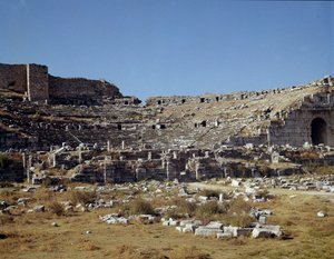 Arte romana, periodo ellenistico: il teatro di Mileto. II secolo. Turchia