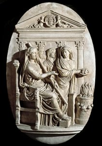 Una scena di sacrificio a Vesta da Roman