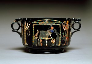 Arte romana: coppa con motivi egiziani da Roman