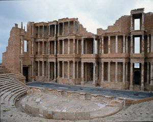 Scena del teatro romano, II-III secolo da Roman