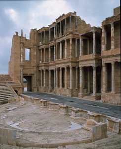 Scena del teatro romano, II-III secolo da Roman
