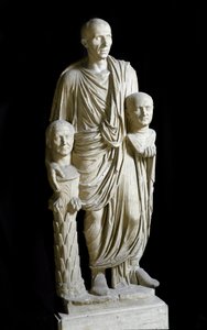 Statua Barberini: Patrizio che porta i busti di due antenati da Roman
