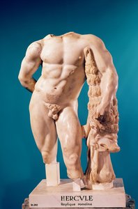 Statua di Ercole, copia di un originale greco (marmo)