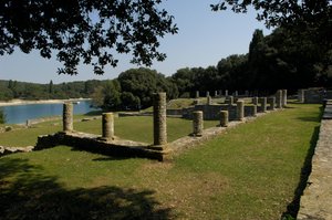 Villa romana nella Baia di Verige, Brijuni, Croazia da Roman