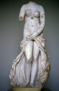 Venere Laudolina o anadiomene. scultura, Museo di Siracusa, Sicilia, Italia. da Roman
