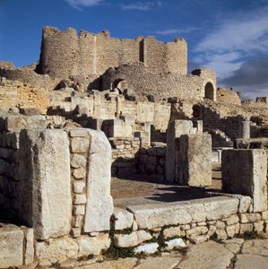 Veduta delle terme liciniane da Roman
