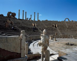 Veduta del teatro da Roman