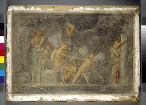 Affresco, Pompei, romano, I secolo da Roman