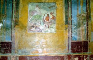 Affresco dalla Casa del Poeta Tragico da Roman